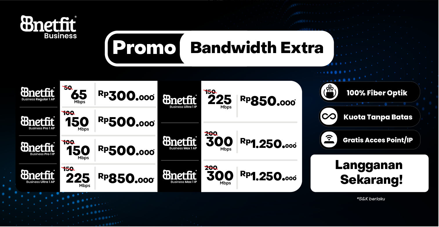 Promo Bandwidth Ekstra (PESTA)